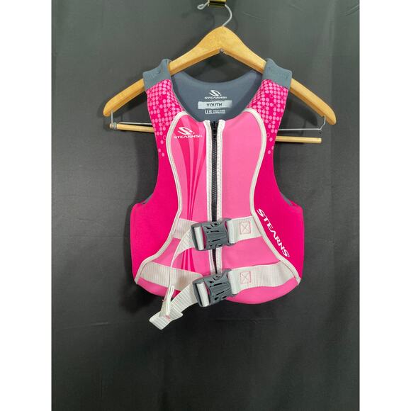 Pink Stearns Youth Hydroprene Vest - Picture 1 of 6